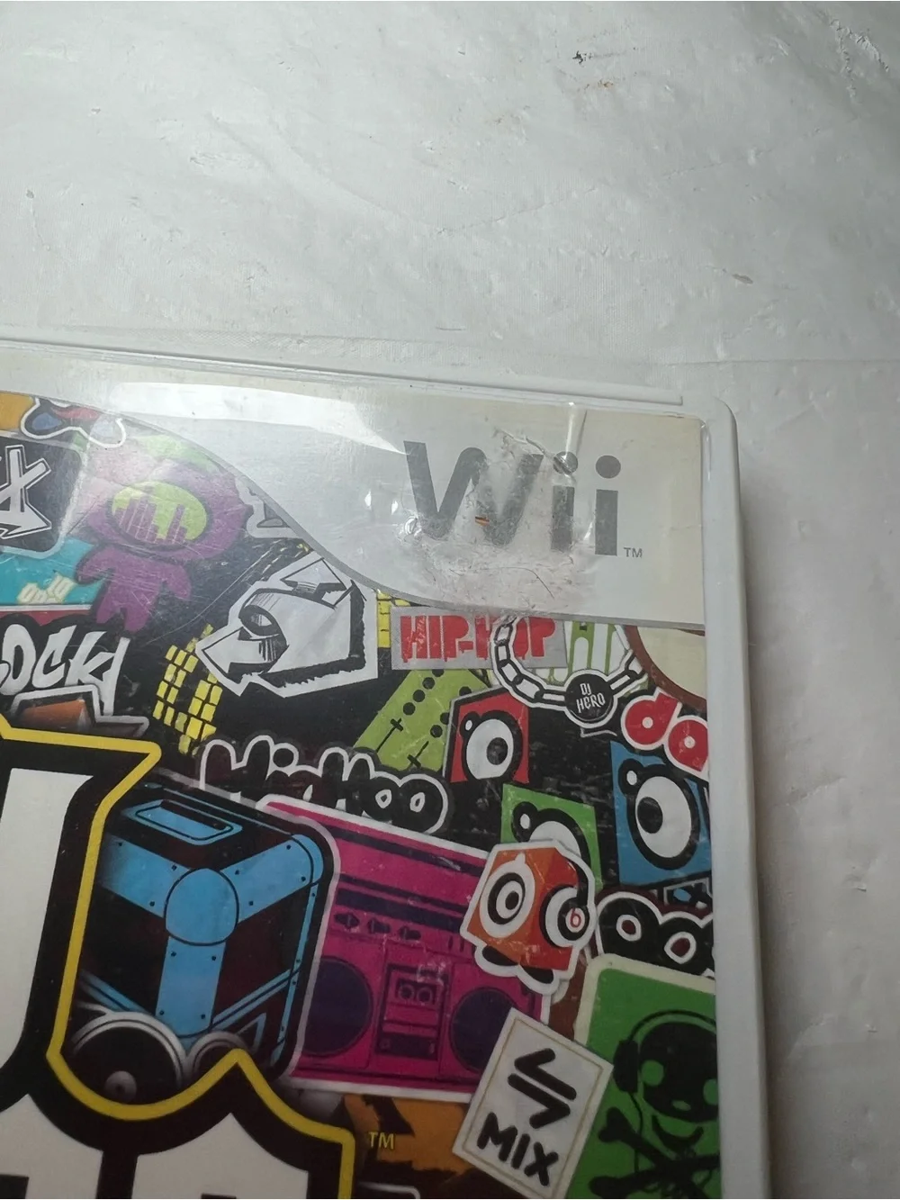 DJ Hero (Nintendo Wii, 2011) NO TURNTABLE, Game Disc, Case, & Manual ONLY.